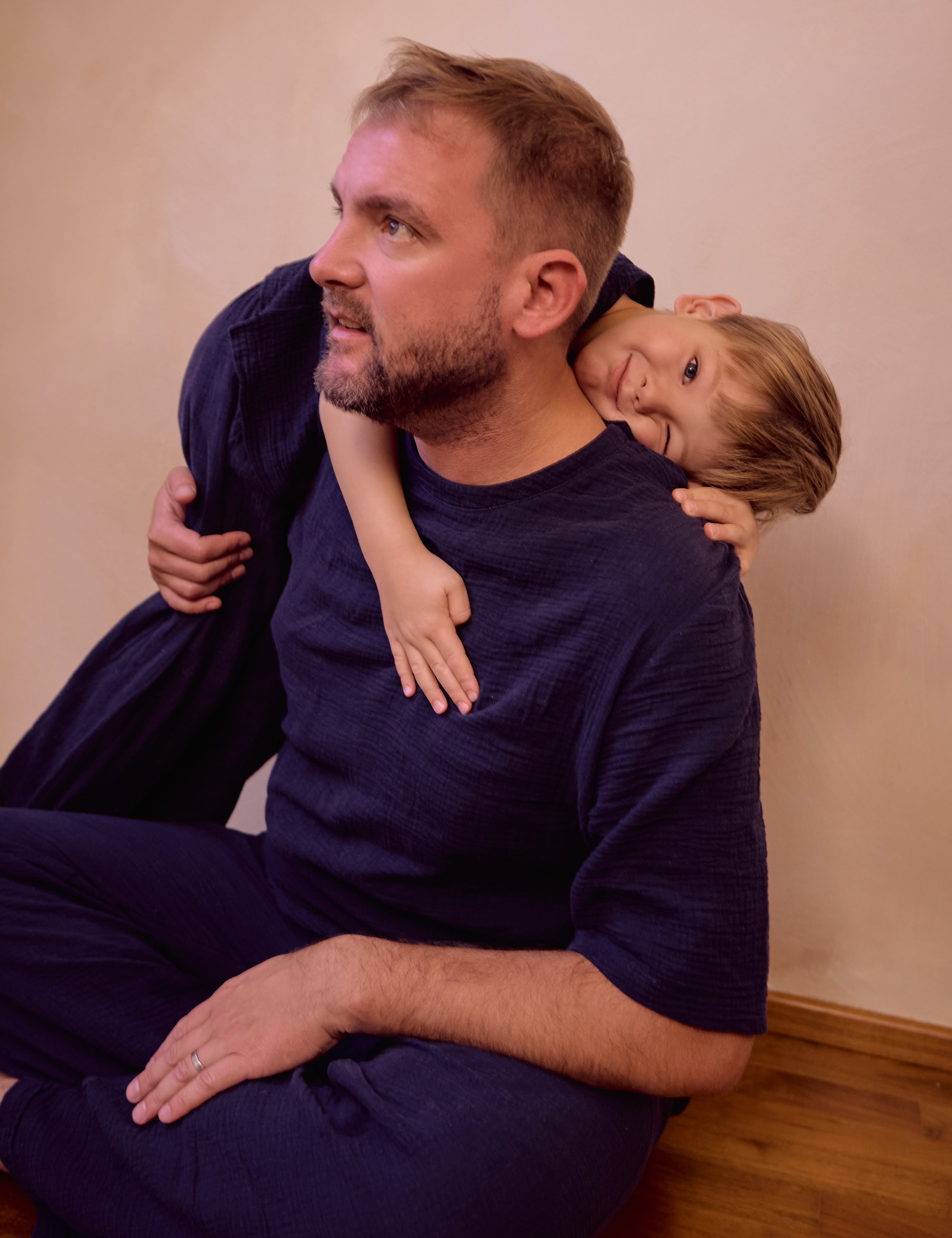 Mušelínové tričko Táta